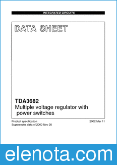 Philips TDA3682 datasheet