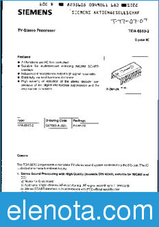 Infineon TDA6610-2 datasheet