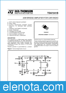 STMicroelectronics TDA7241B datasheet
