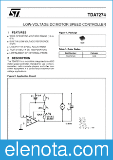 STMicroelectronics TDA7274 datasheet