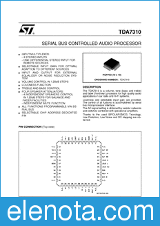 STMicroelectronics TDA7310 datasheet