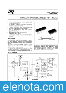 STMicroelectronics TDA7330 datasheet