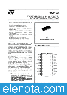 STMicroelectronics TDA7336D datasheet
