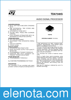 STMicroelectronics TDA7340G datasheet