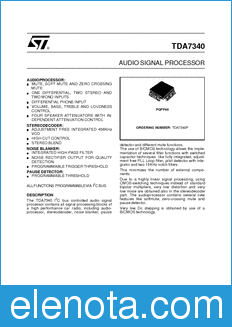 STMicroelectronics TDA7340P datasheet