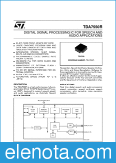 STMicroelectronics TDA7550R datasheet