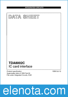 Philips TDA8002C datasheet