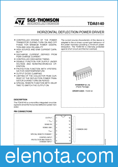 STMicroelectronics TDA8140 datasheet