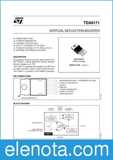 STMicroelectronics TDA8171 datasheet