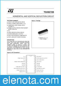 STMicroelectronics TDA8215B datasheet