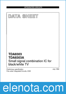 Philips TDA8303 datasheet