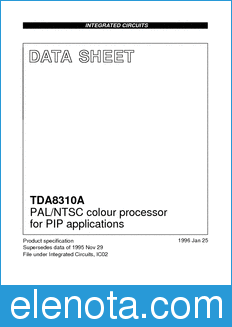 Philips TDA8310A datasheet