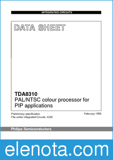 Philips TDA8310 datasheet