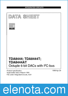 Philips TDA8444 datasheet
