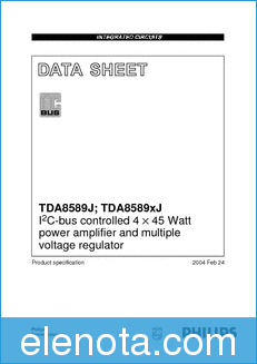 NXP Semiconductors TDA8589AJ datasheet