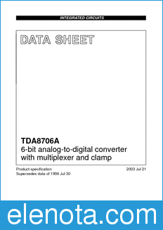 Philips TDA8706A datasheet