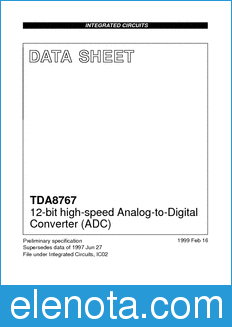Philips TDA8767 datasheet