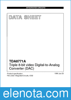 Philips TDA8771A datasheet