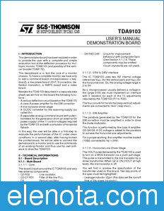 STMicroelectronics TDA9103-USER datasheet