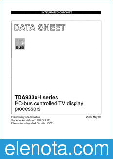 Philips TDA9330H datasheet