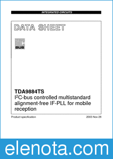 Philips TDA9884TS datasheet