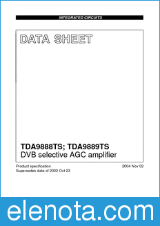 Philips TDA9888TS datasheet