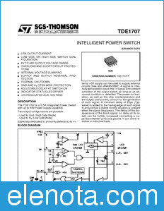 STMicroelectronics TDE1707FP datasheet
