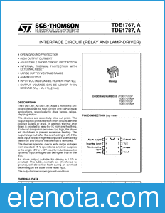STMicroelectronics TDE1767DP datasheet