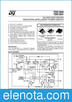 STMicroelectronics TDE1890D datasheet