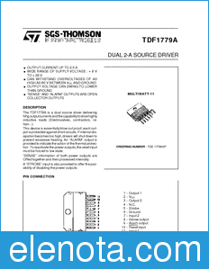 STMicroelectronics TDF1779A datasheet