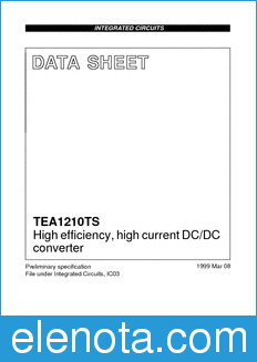 Philips TEA1210TS datasheet