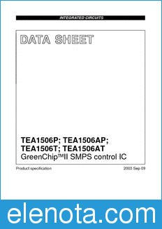 Philips TEA1506P datasheet