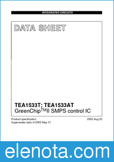 Philips TEA1533T datasheet