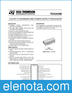 STMicroelectronics TEA2028B datasheet