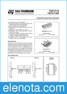 STMicroelectronics TEF3718DP datasheet