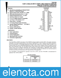 Texas Instruments THS1209 datasheet