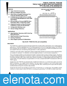 Texas Instruments THS8133 datasheet