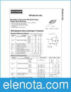 Fairchild TIP101 datasheet