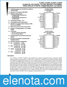 Texas Instruments TLC2574 datasheet