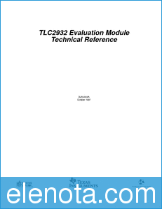 Texas Instruments TLC2932 datasheet