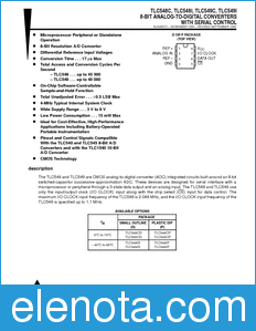 Texas Instruments TLC548 datasheet