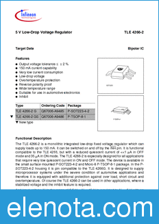 Infineon TLE4266-2 datasheet