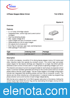 Infineon TLE4728-G datasheet