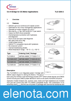 Infineon TLE5205-2GP datasheet