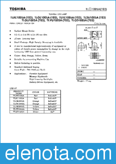 Toshiba TLGD1005A(T03) datasheet