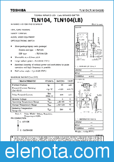 Toshiba TLN104 datasheet