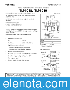 Toshiba TLP1018 datasheet