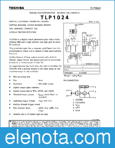 Toshiba TLP1024 datasheet