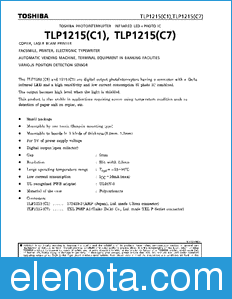 Toshiba TLP1215(C1) datasheet