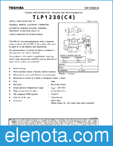 Toshiba TLP1230(C4) datasheet